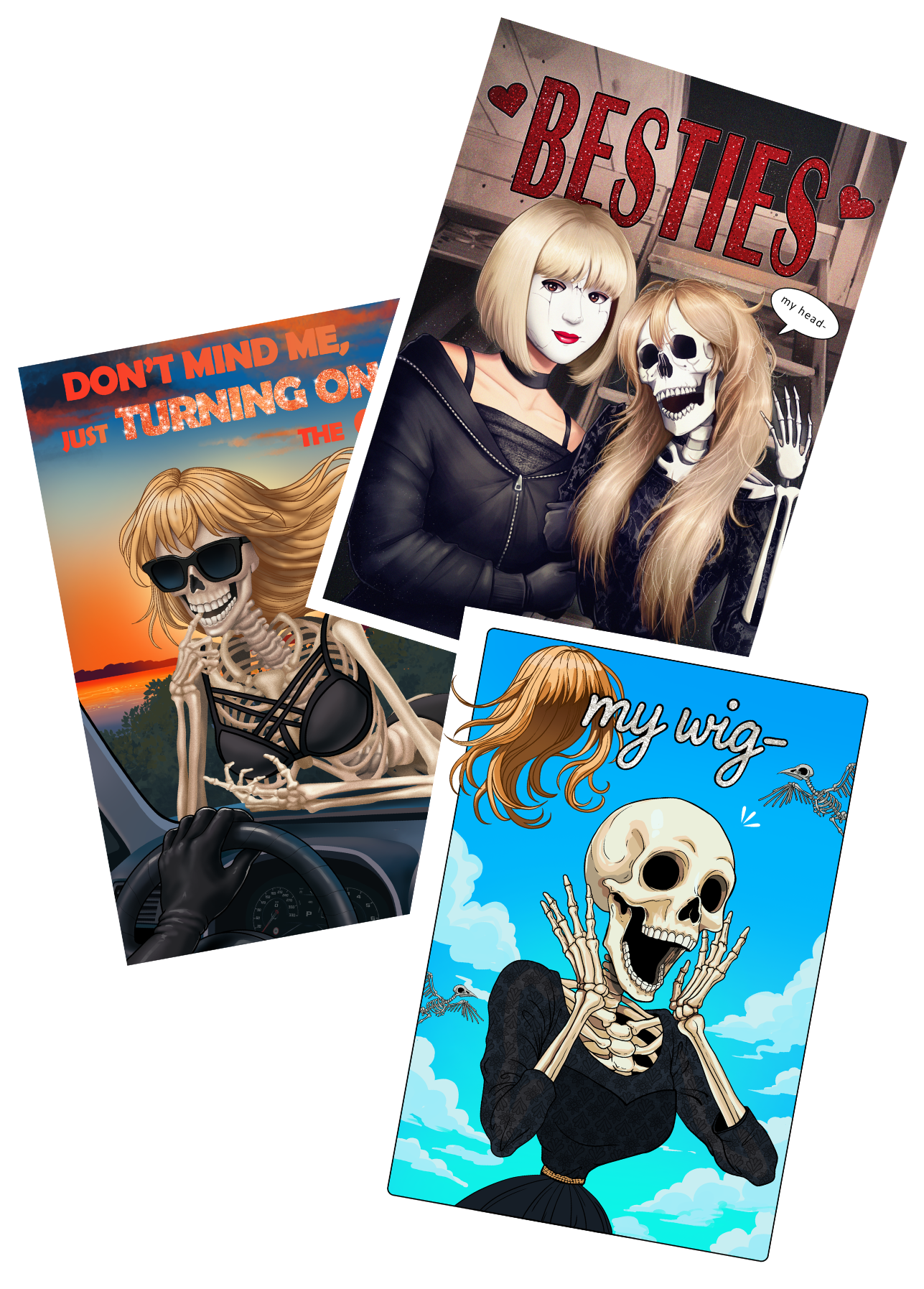 Pack of 3 Postcards